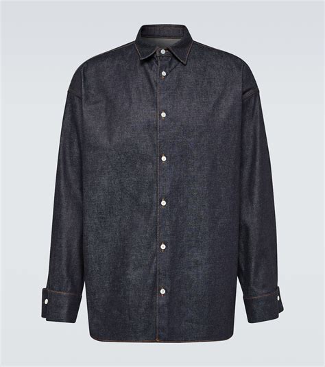 Veste en jean en bleu – Prada .